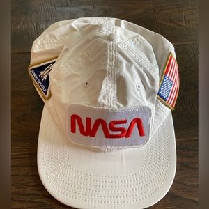 NASA flat bill hat